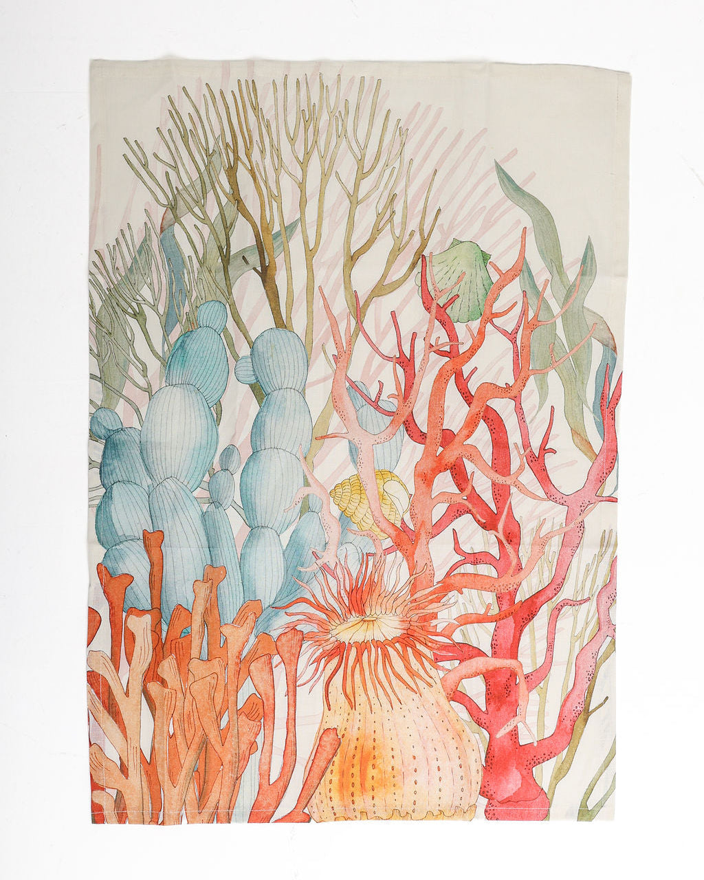 Linen Kitchen Towel | Coral