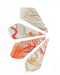 Linen Napkins | Coral | Set of 4