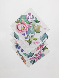 Linen Napkins | Peony | Set of 4