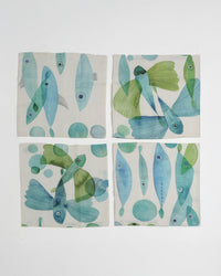 Linen Napkins | Pesci Volanti | Set of 4