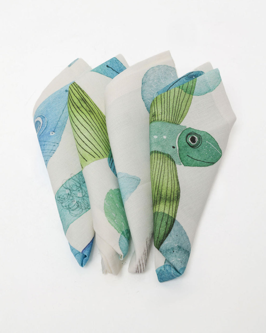 Linen Napkins | Pesci Volanti | Set of 4