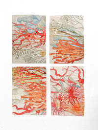 Linen Placemats | Coral | Set of 4