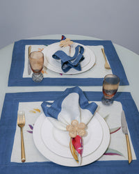 Linen Placemats | Bloom Art | Set of 4