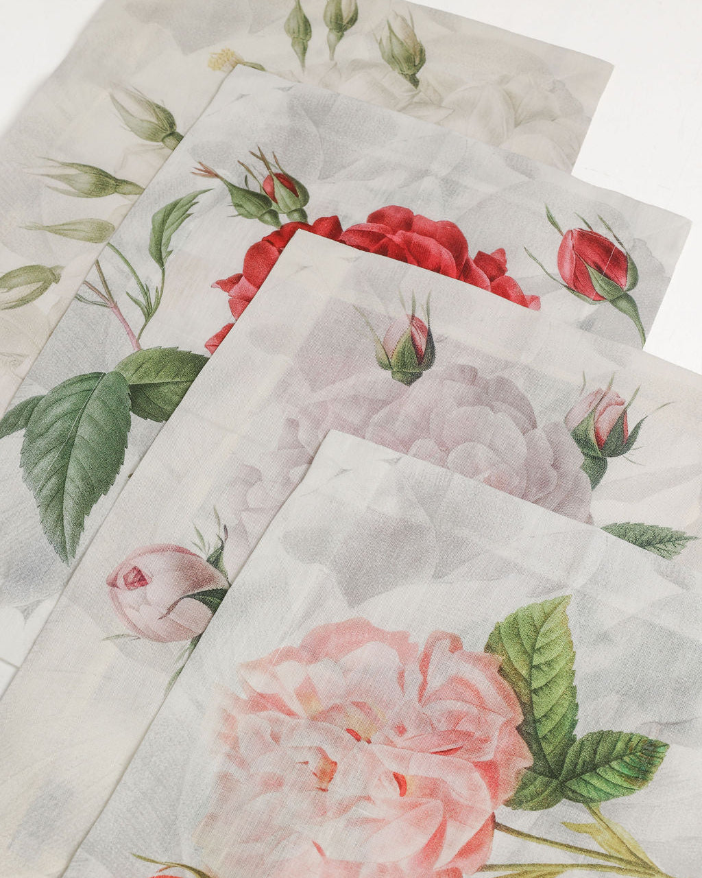 Linen Placemats | Roses | Set of 4