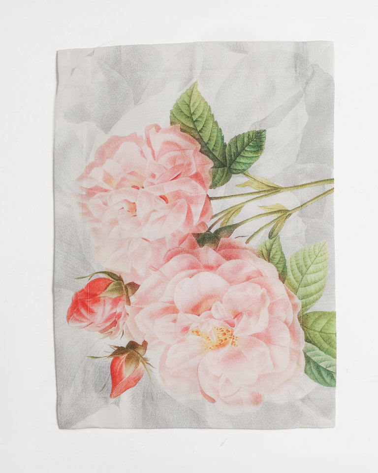 Linen Placemats | Roses | Set of 4