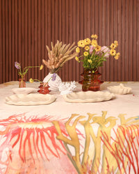 Linen Tablecloth | Coral