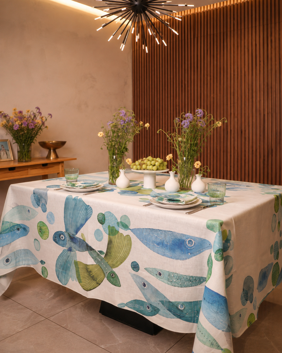 Linen Tablecloth | Pesci Volanti