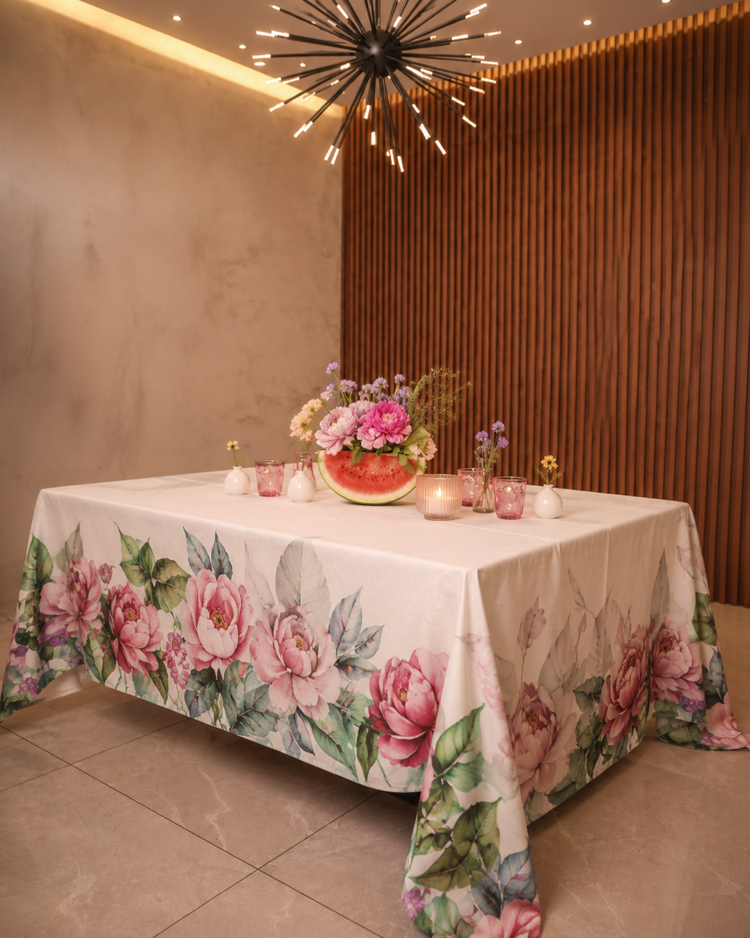 Linen Tablecloth | Peony